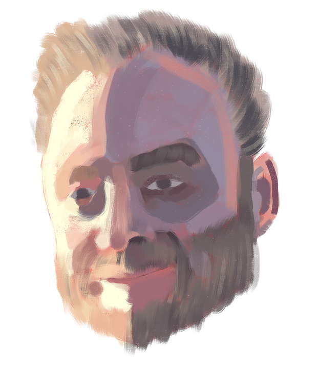 Michaels head floating